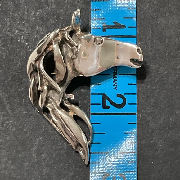 Gorgeous Horse Head Pendant .925 - Picture 11 of 11